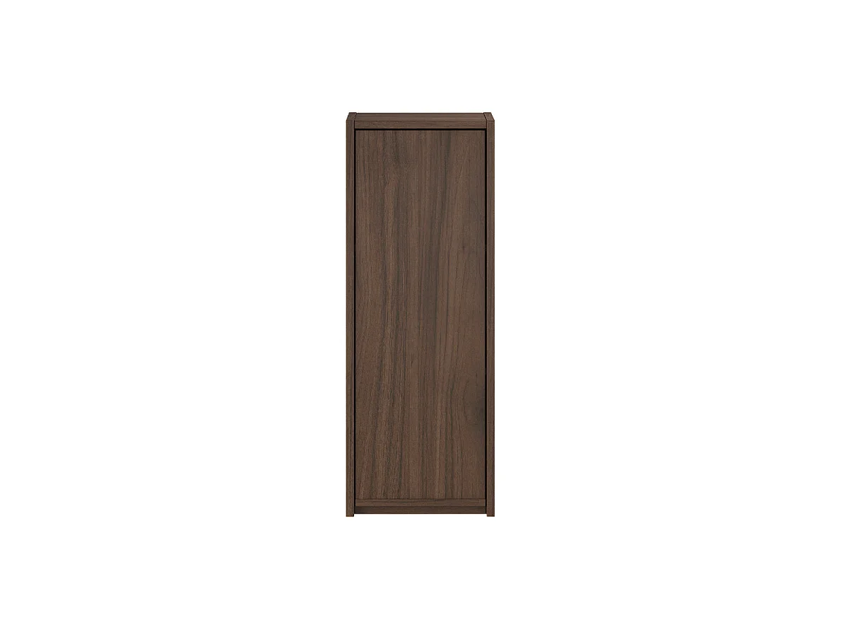 Wandkolom met 2 deuren Edmé donker hout