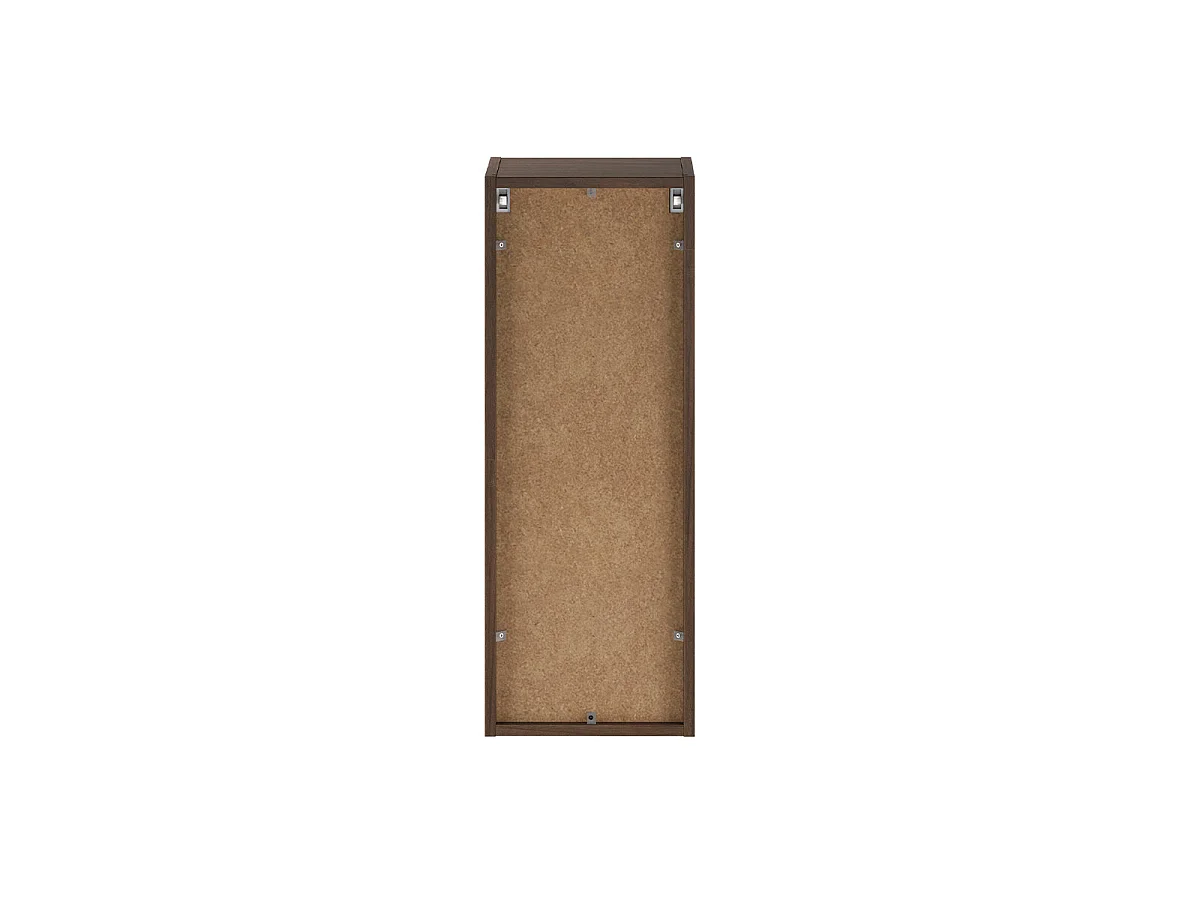 Wandkolom met 2 deuren Edmé donker hout