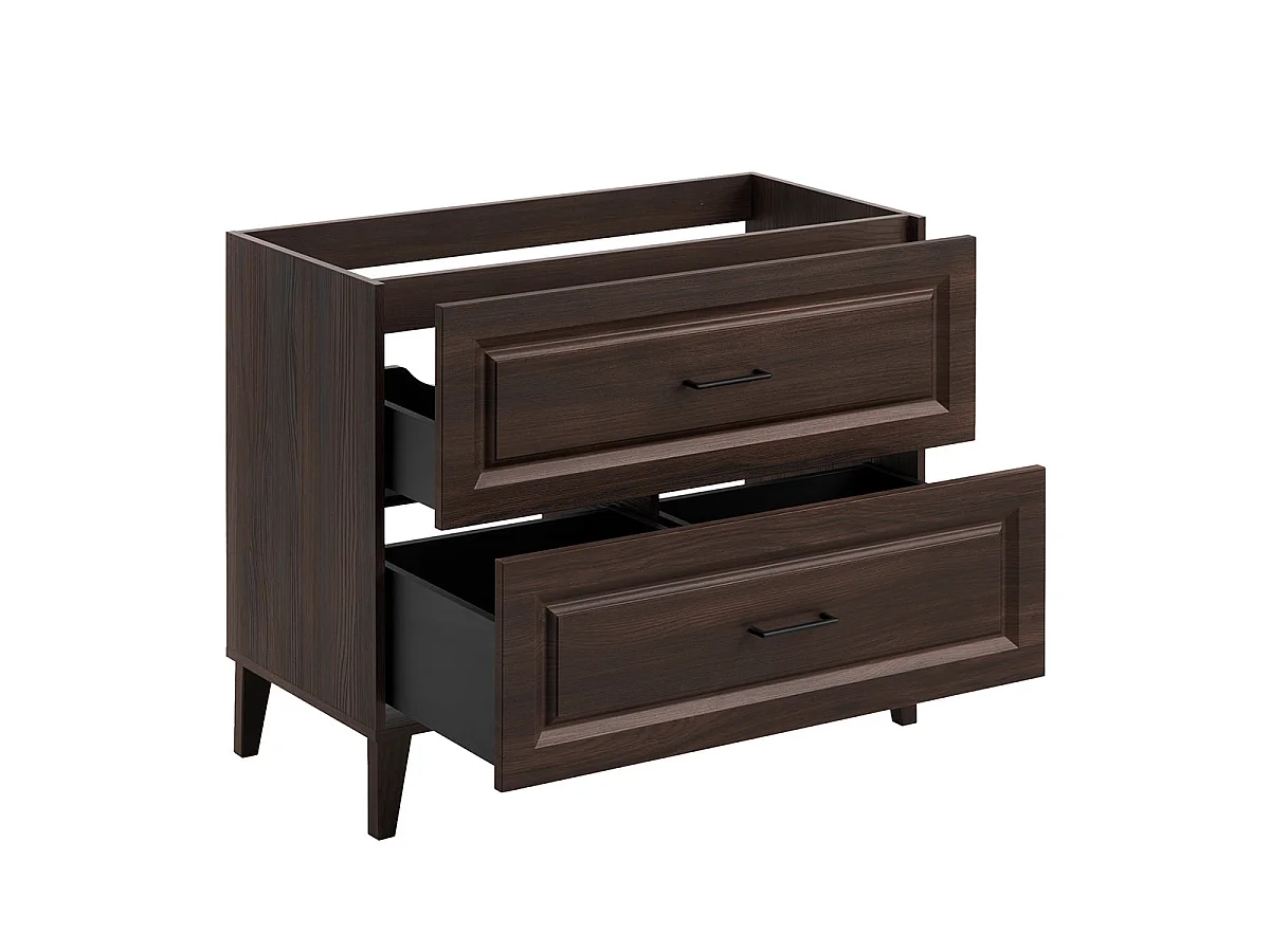 Mobile sottolavabo da 100 cm Moka legno scuro
