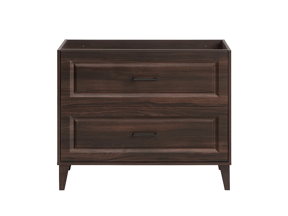 Mobile sottolavabo da 100 cm Moka legno scuro