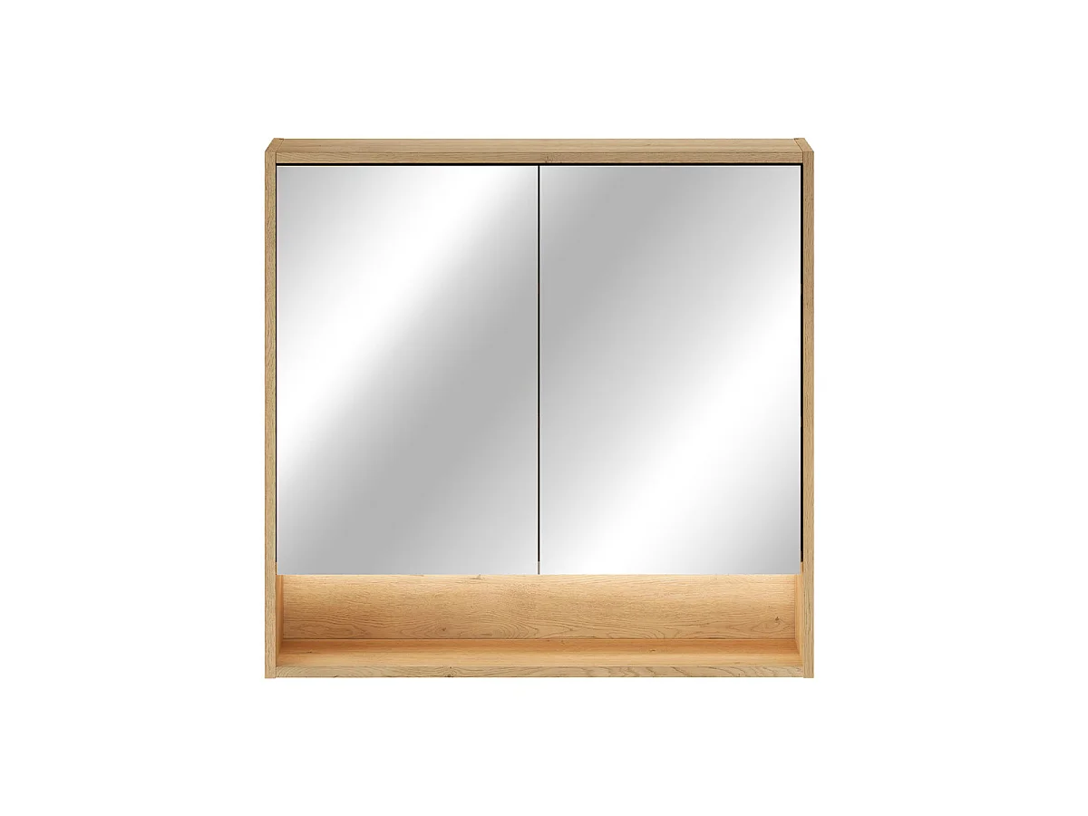 Set bestaande uit een wastafelonderkast van 80 cm en een spiegelkast van Edmé Bois