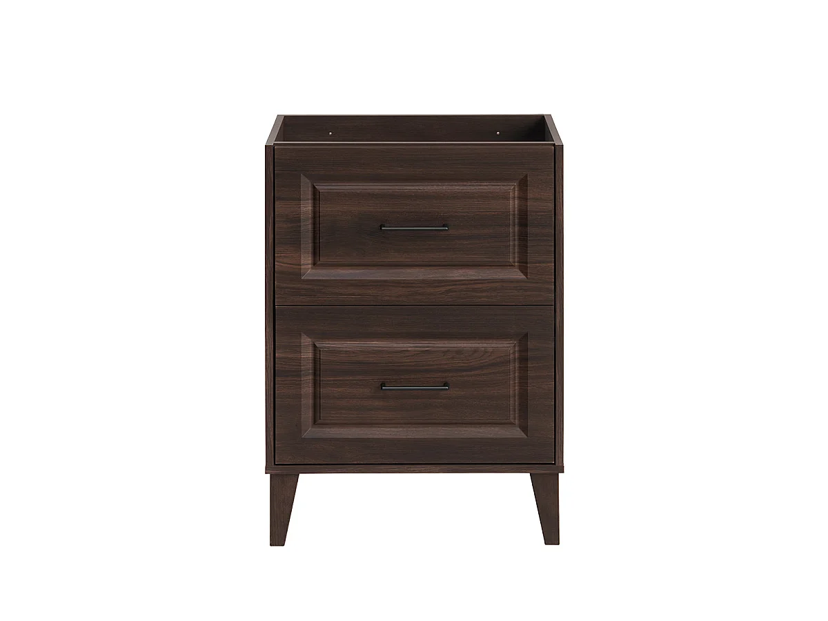 Mobile sottolavabo 60 cm Moka legno scuro