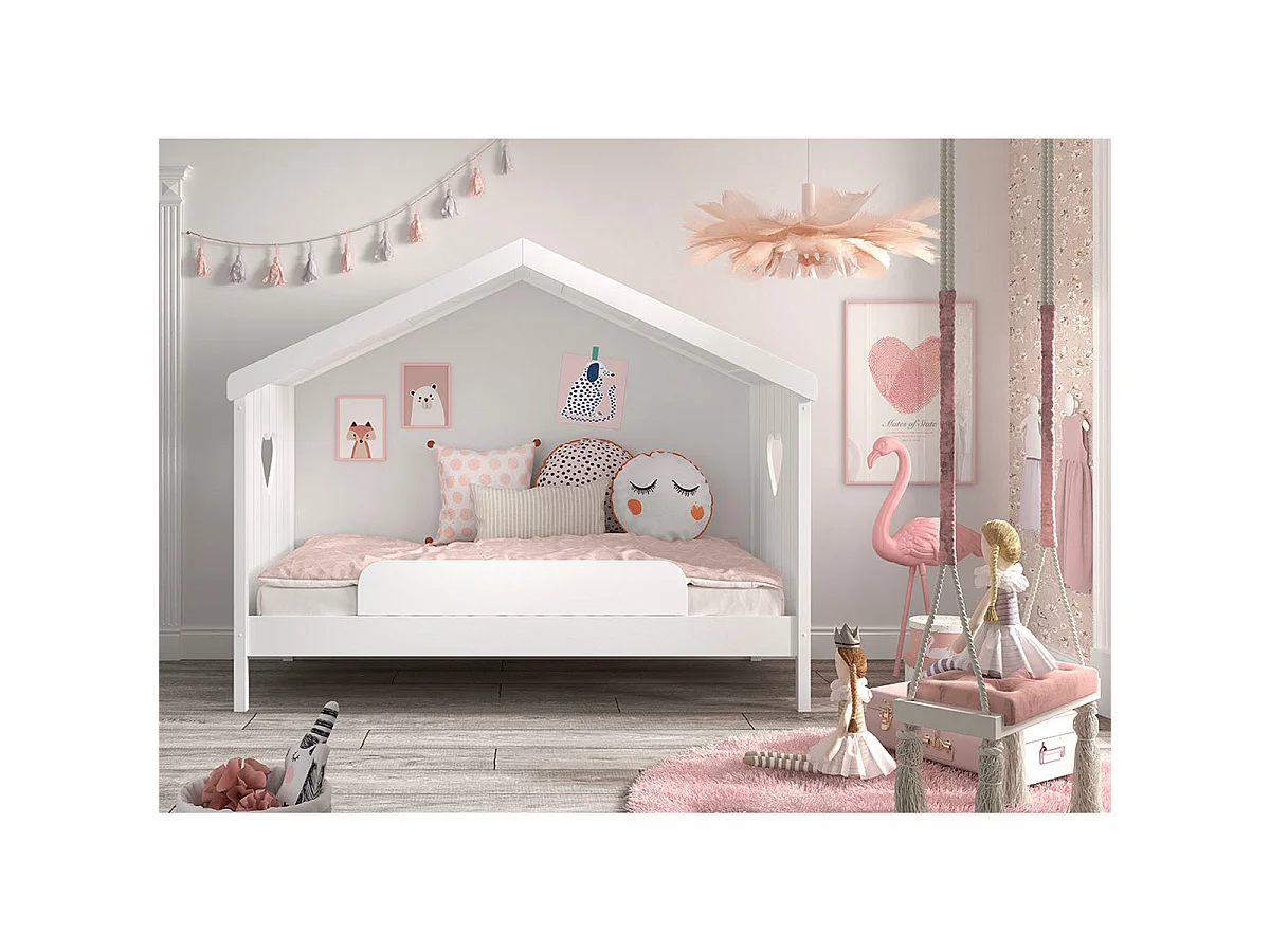 Barrière de lit Vipack Amori Blanc