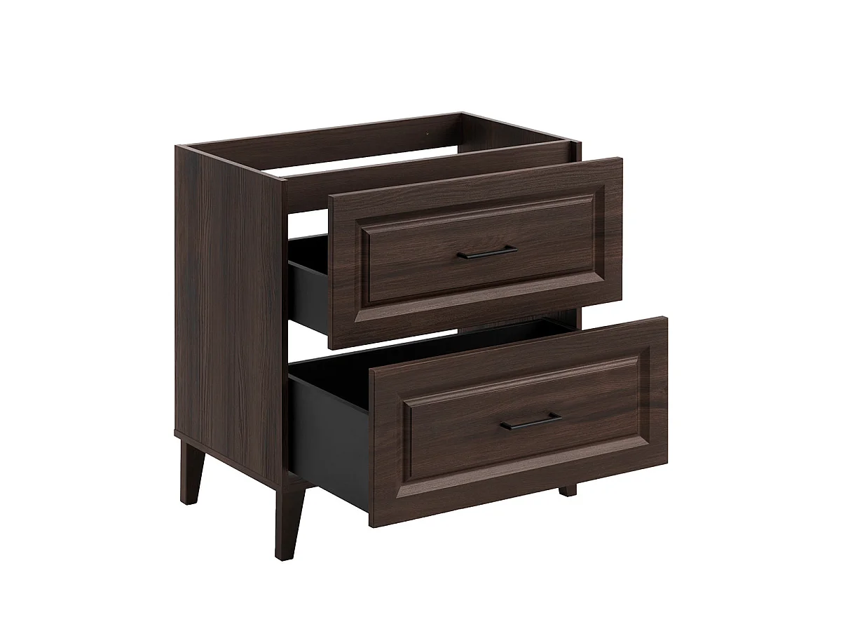 Mobile sottolavabo 80cm Moka Legno scuro