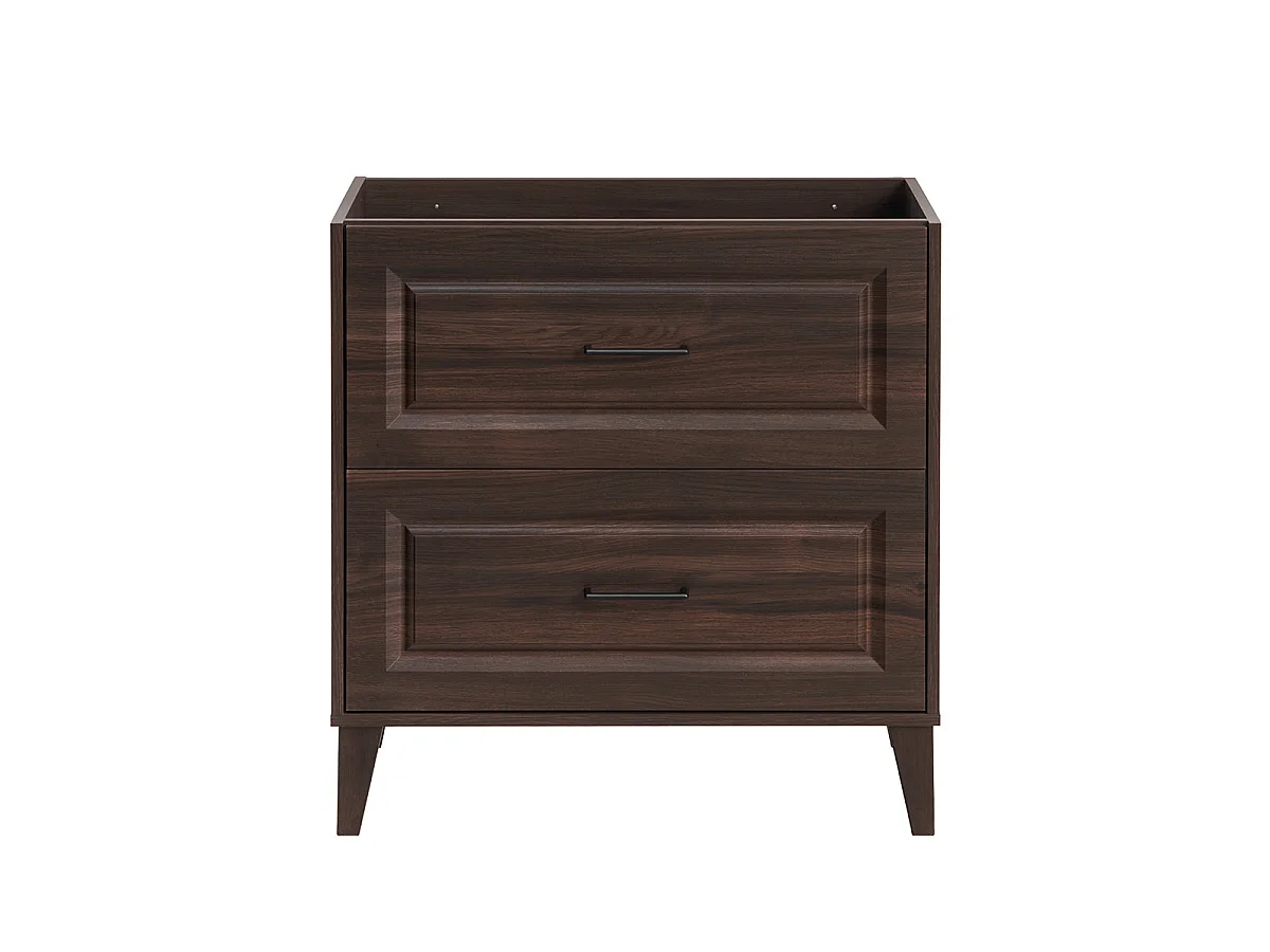 Mobile sottolavabo 80cm Moka Legno scuro