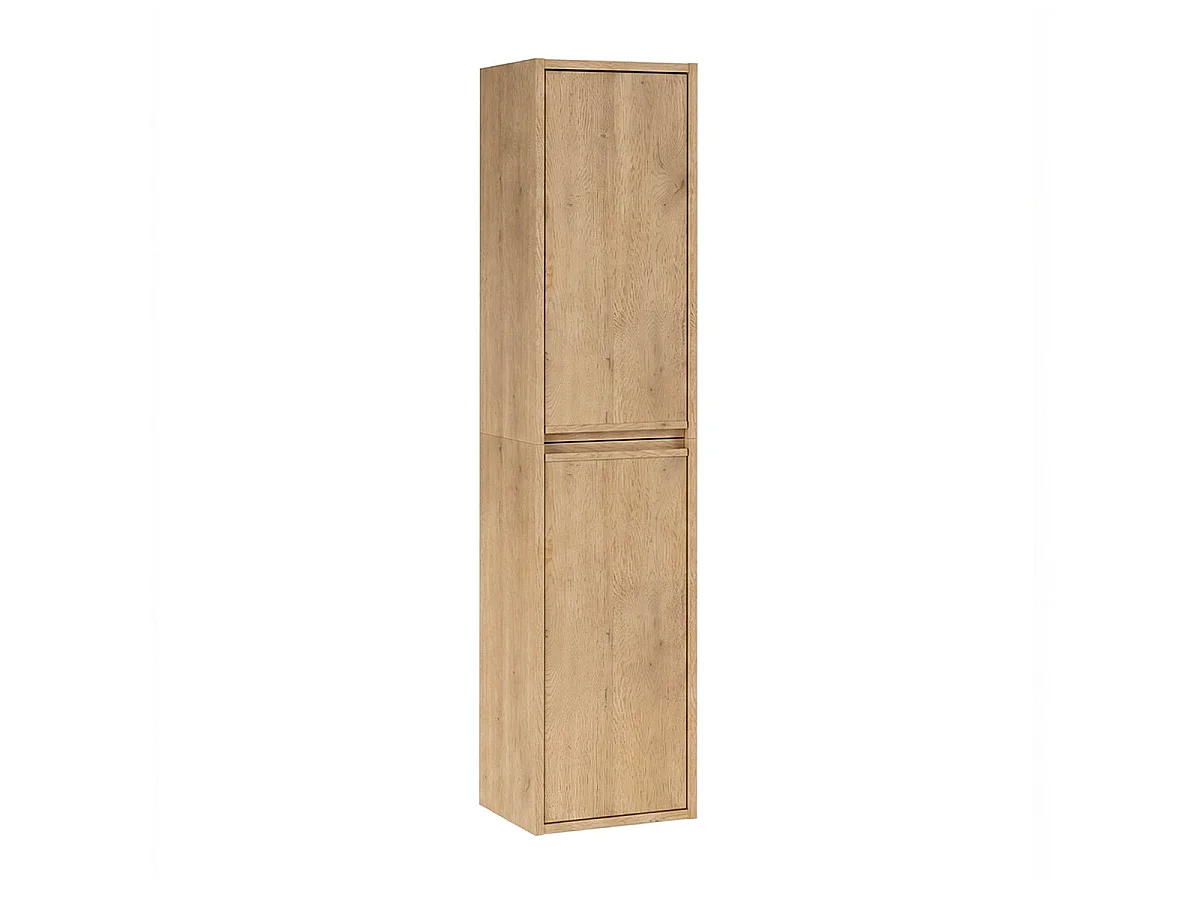 Meubelset met enkele inbouwwastafel 50 cm en kolom Edmé Bois