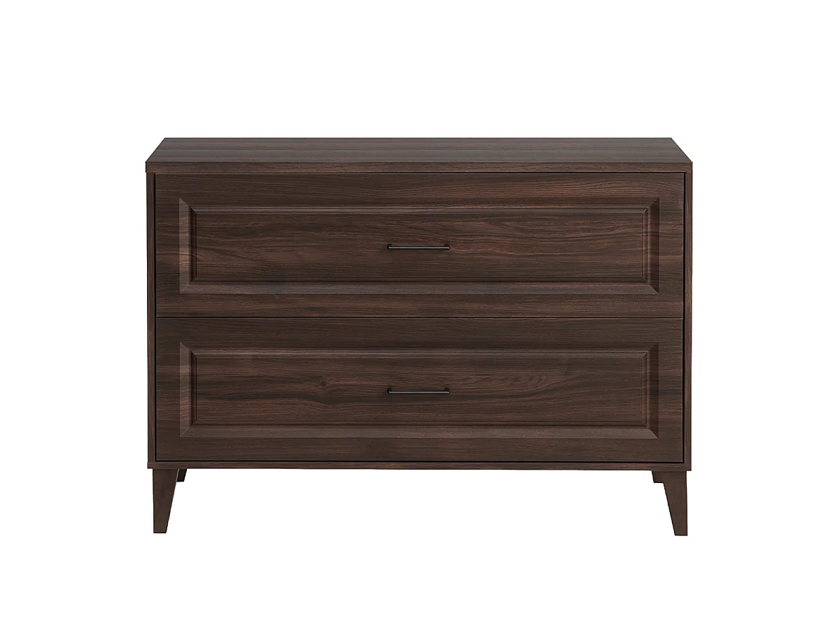 Waschtischunterschrank 120 cm Waschtischplatte Moka dunkles Holz