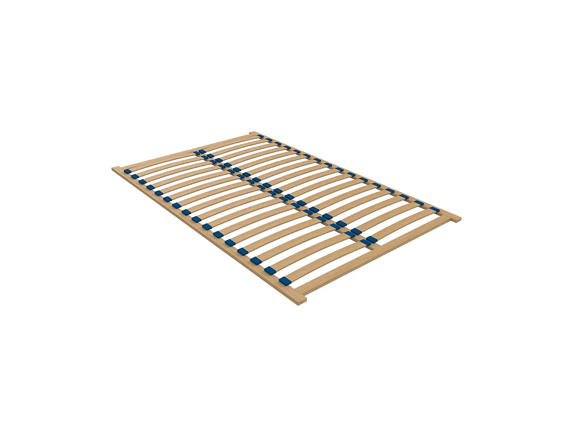 Cama 120x200 somier incluido Téana Madera y Beige