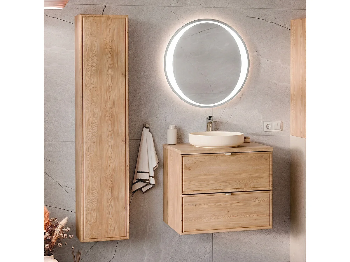 Meuble simple vasque 60cm Elias Bois