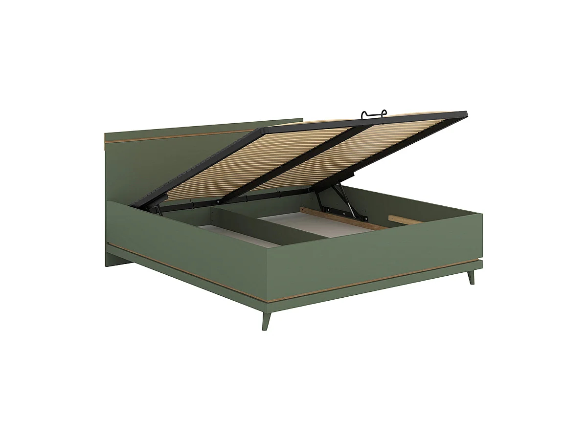 Cama con cajones 180x200 somier incluido Sandy Verde