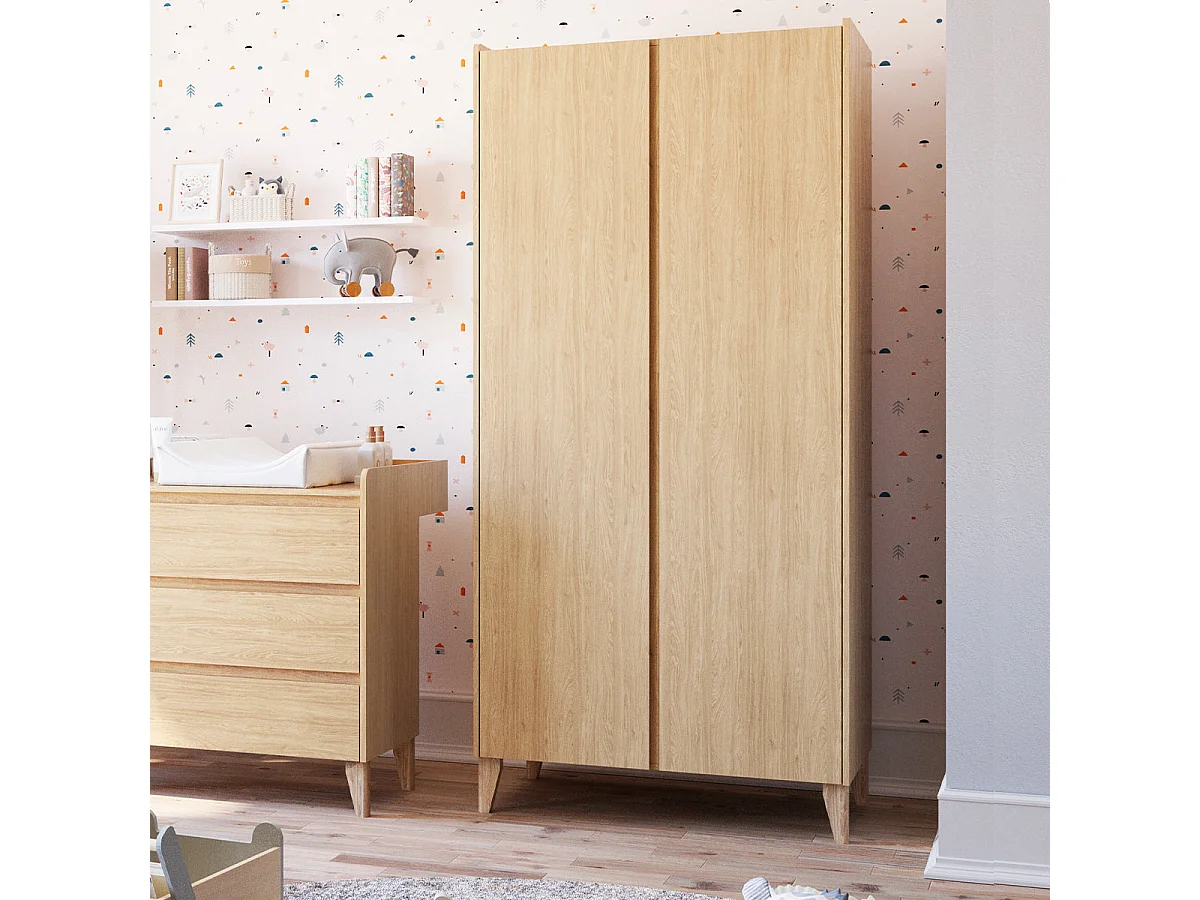 Armoire 2 portes Vox Muve Bois