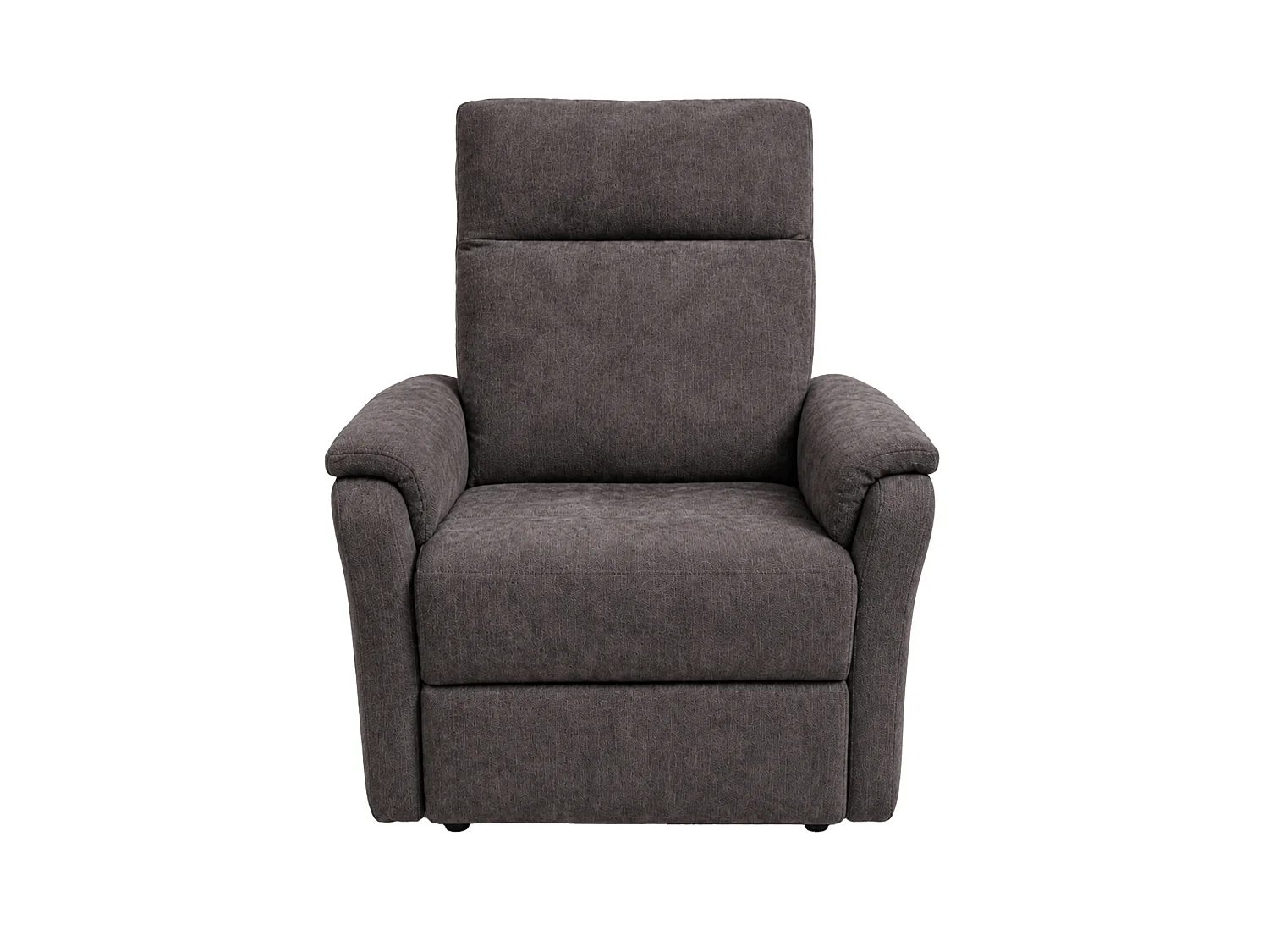 Sillón relax 101x75x74 cm de tela con motor eléctrico y eleva personas gris oscuro Delta