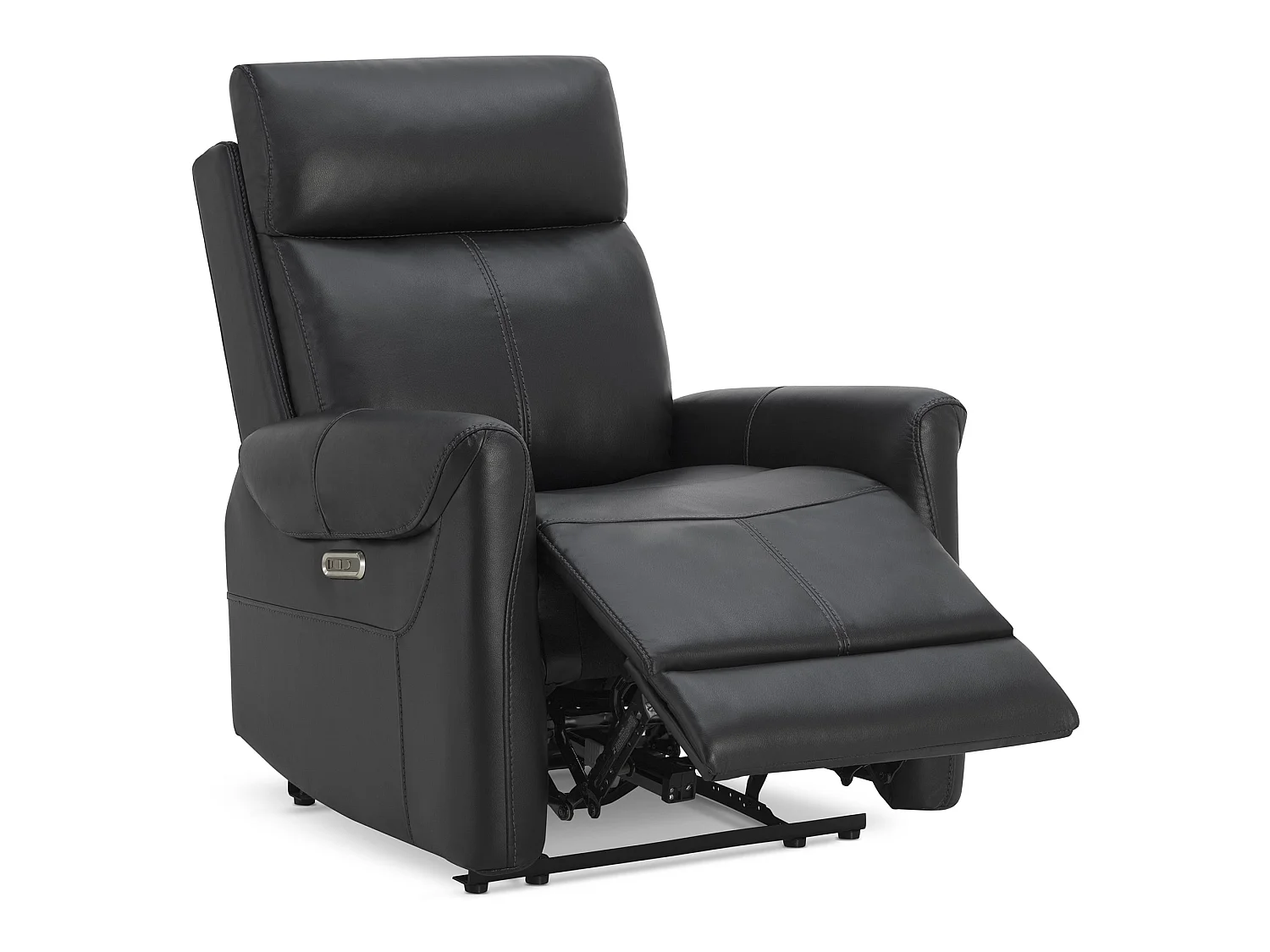 Fauteuil relax électrique fauteuil  inclinable en simili-Noir