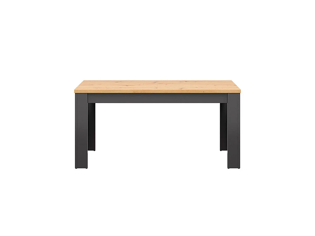 Table à manger extensible 6 à 8 places Duck Gris anthracite et Bois