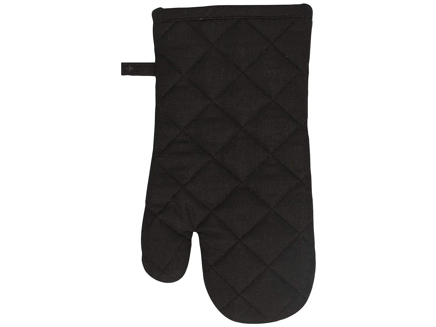 Gant de cuisine coton et polyester 17x29 cm AU BISTROT noir