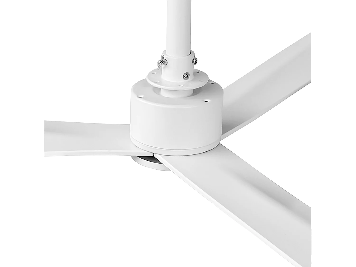 Parrot Uncle Ventilateur de plafond 127 cm en blanc mat, ventilateur de plafond à moteur à courant continu, 6 vitesses, 3 ailes ABS