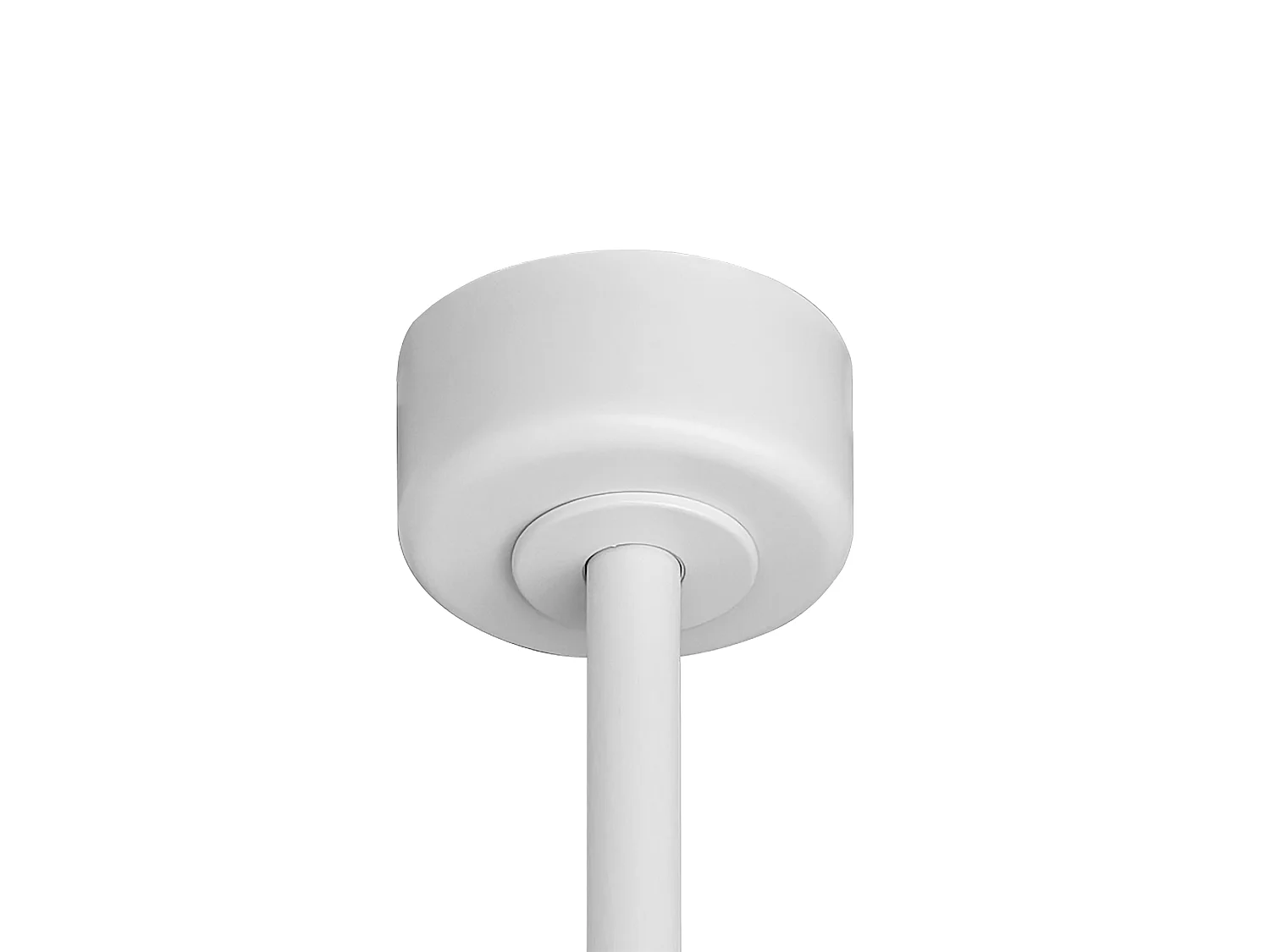 Parrot Uncle Deckenventilator, 127 cm, mit LED-Beleuchtung, mattweißer Deckenventilator mit Dauerlaufmotor, 6 Geschwindigkeitsstufen, Zeitschaltuhr