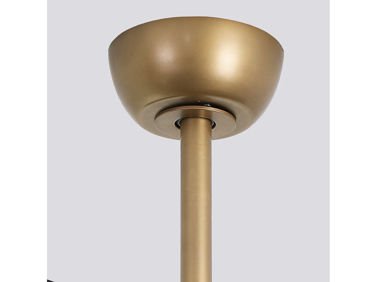 Parrot Uncle LED-Deckenventilator mit Flügeln in brauner Holzoptik, moderner und leiser Deckenventilator mit 76 cm Durchmesser