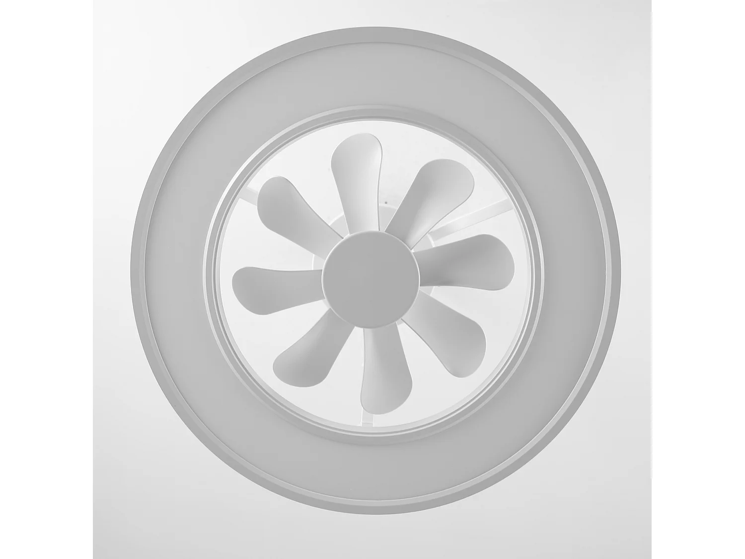 Parrot Uncle RGB-LED-Deckenventilator, 50 cm, mit mehrfarbiger Stimmungsbeleuchtung, für das Schlafzimmer