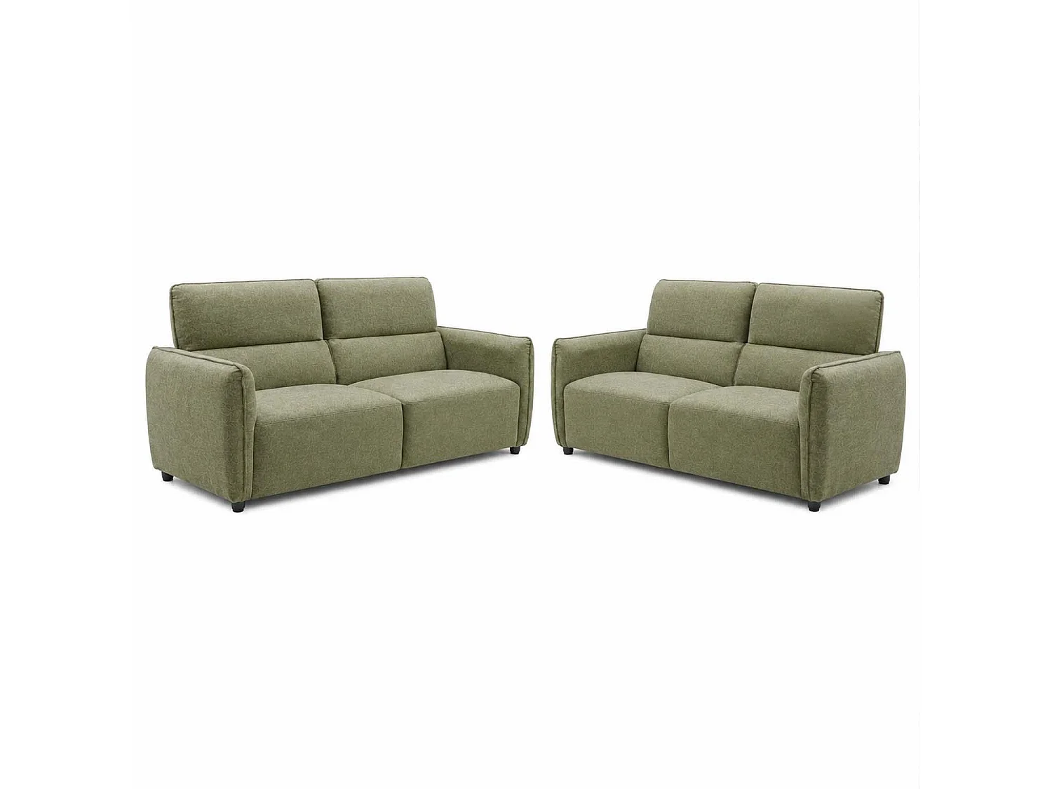Ashcroft 3 + 2 Seater Sofa Suite, Green Chenille Fabric