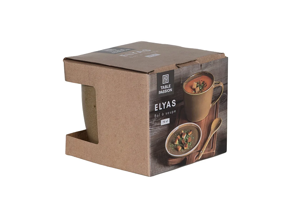 Bol à soupe Elyas beige 75 cl