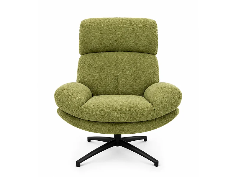 Fauteuil bas pivotant et inclinable Noam vert Takasit