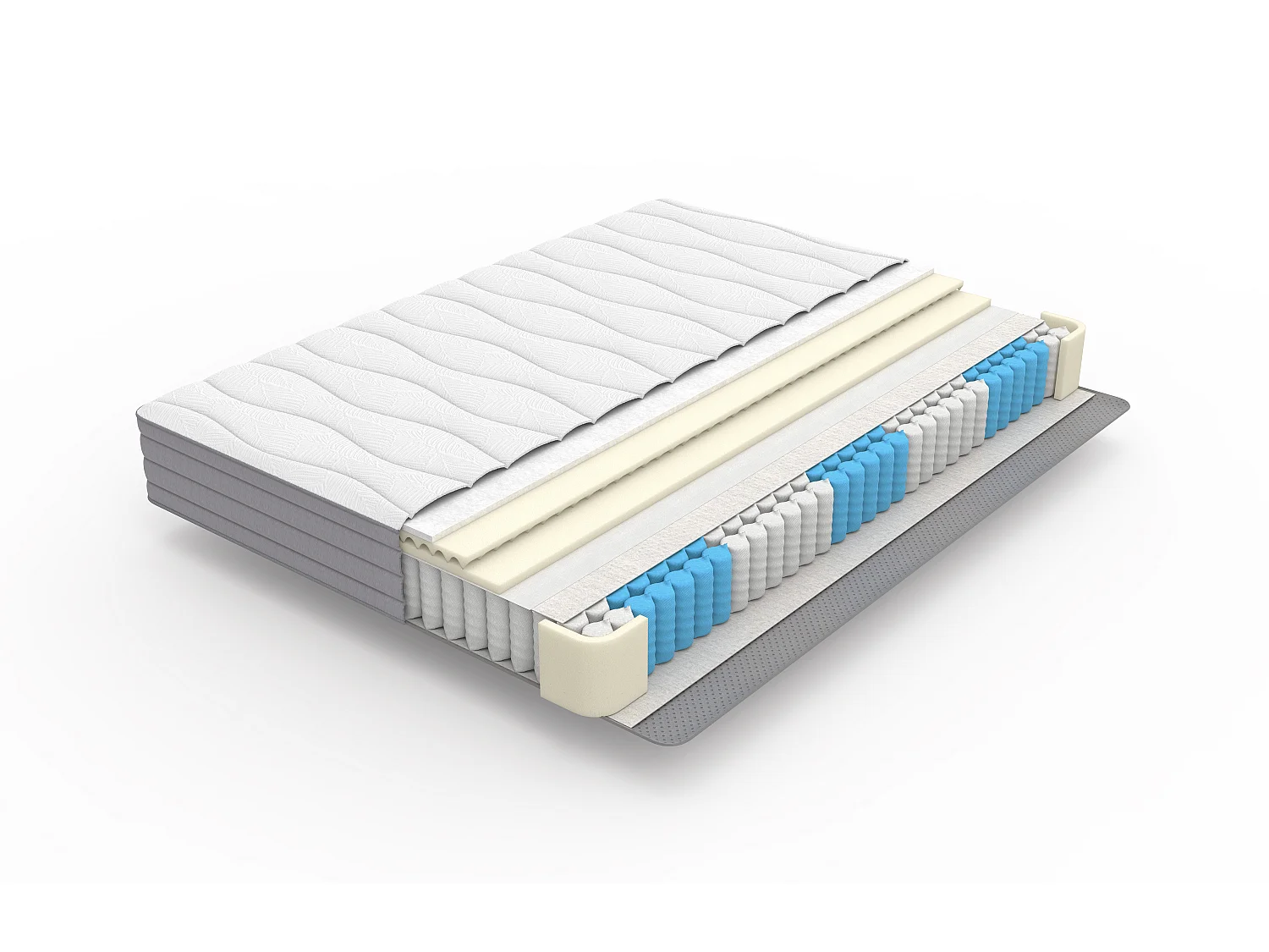 Lit coffre 90 x 200 cm avec rangement tête de lit, USB Type-C et LED - Lin - Gris (Avec matelas)
