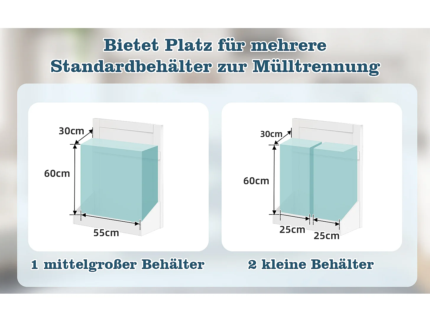 Mobil køkkenø med nedfældbar top, USB/USB-C port - Udtræksbeholder, 2 døre og 2 skuffer - 138 x 56/86 x 92 cm - MDF - Hvid og natur