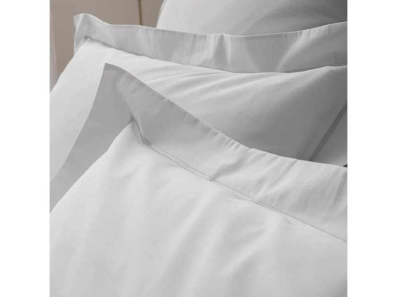 Taie d'oreiller percale de coton peigné "Julian" toutes dimensions Coton Pur