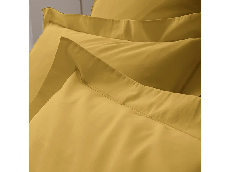 Taie d'oreiller percale de coton peigné "Julian" toutes dimensions Coton Pur