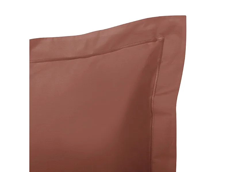 Taie d'oreiller percale de coton peigné "Julian" toutes dimensions Coton Pur