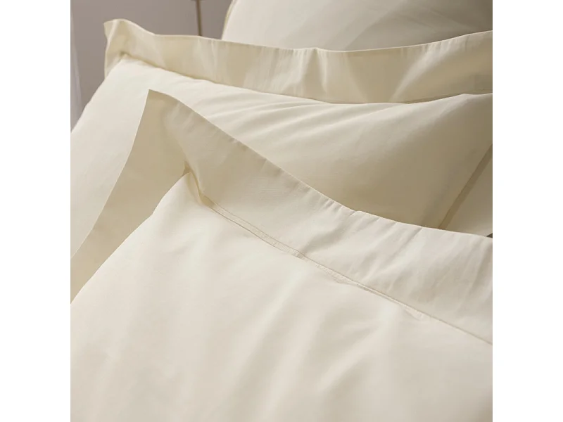 Taie d'oreiller percale de coton peigné "Julian" toutes dimensions Coton Pur