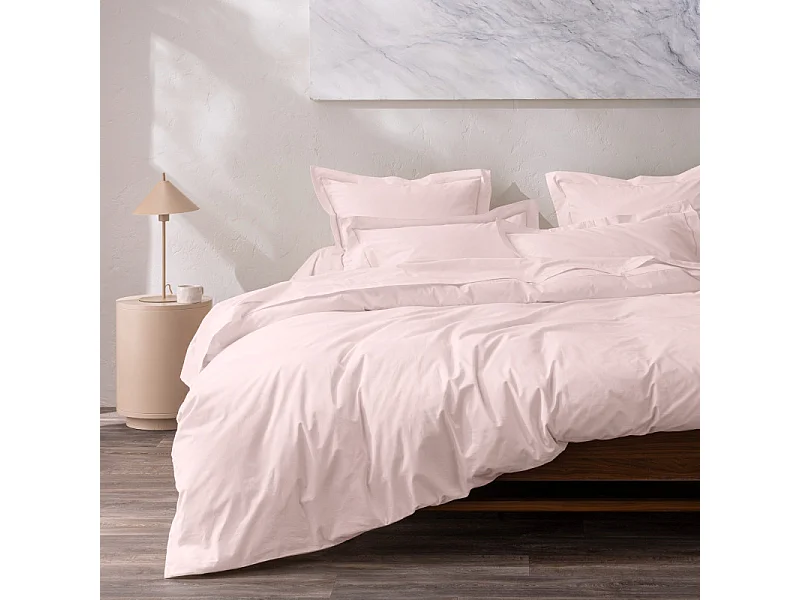 Taie d'oreiller percale de coton peigné "Julian" toutes dimensions Coton Pur