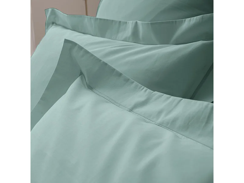 Taie d'oreiller percale de coton peigné "Julian" toutes dimensions Coton Pur