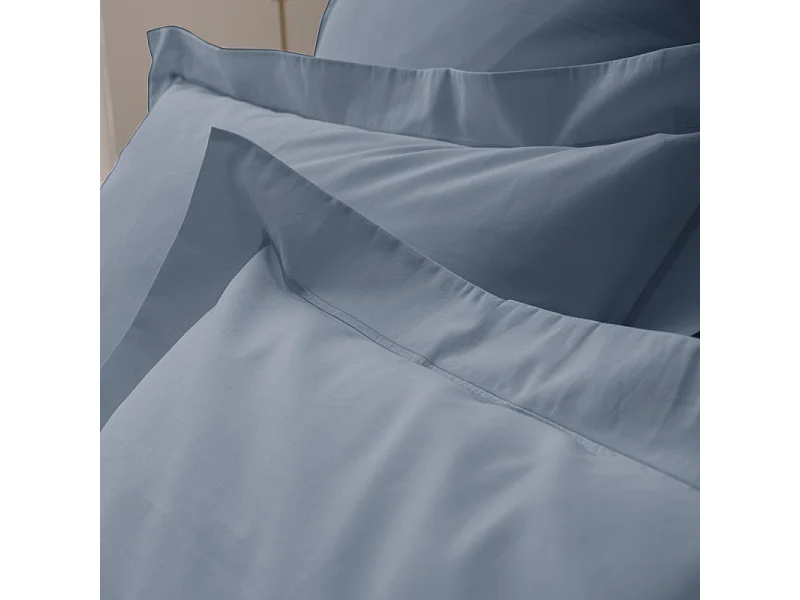 Taie d'oreiller percale de coton peigné "Julian" toutes dimensions Coton Pur