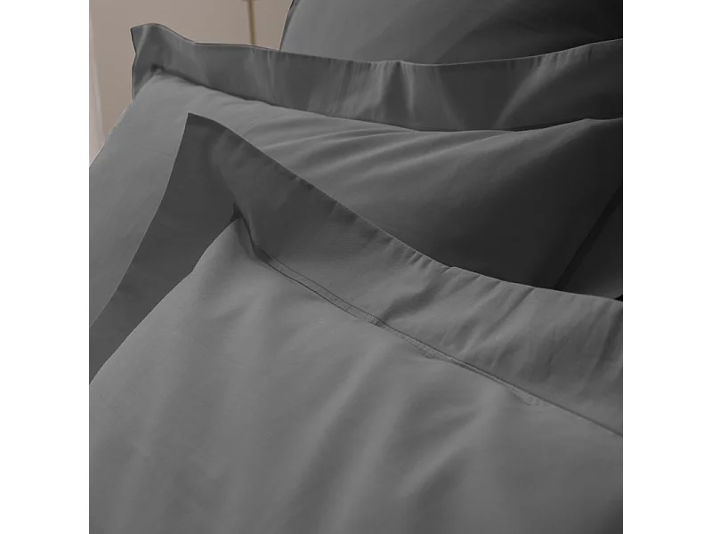 Taie d'oreiller percale de coton peigné "Julian" toutes dimensions Coton Pur
