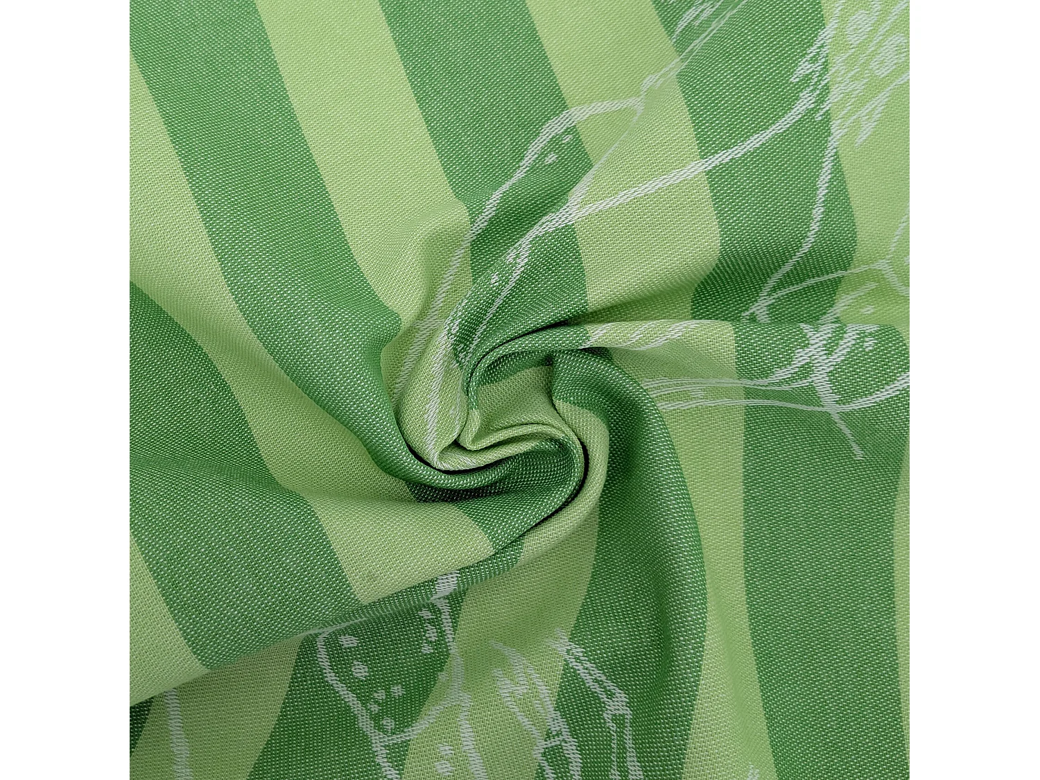 Lot de 2 torchons de cuisine toile 50x70 cm collection SEAFOOD vert