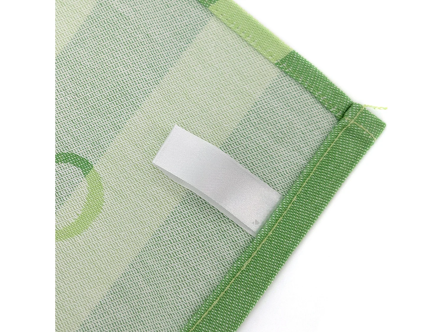 Lot de 2 torchons de cuisine toile 50x70 cm collection SEAFOOD vert