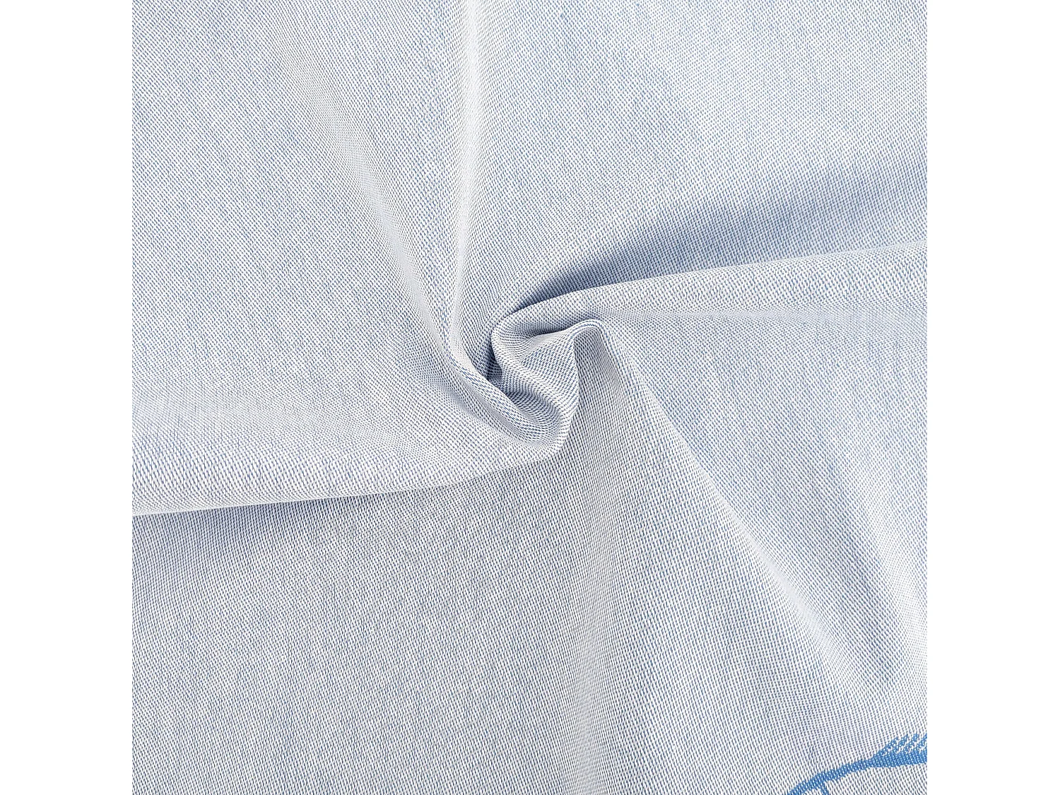 Lot de 2 torchons de cuisine toile 50x70 cm collection NAUTILUS bleu