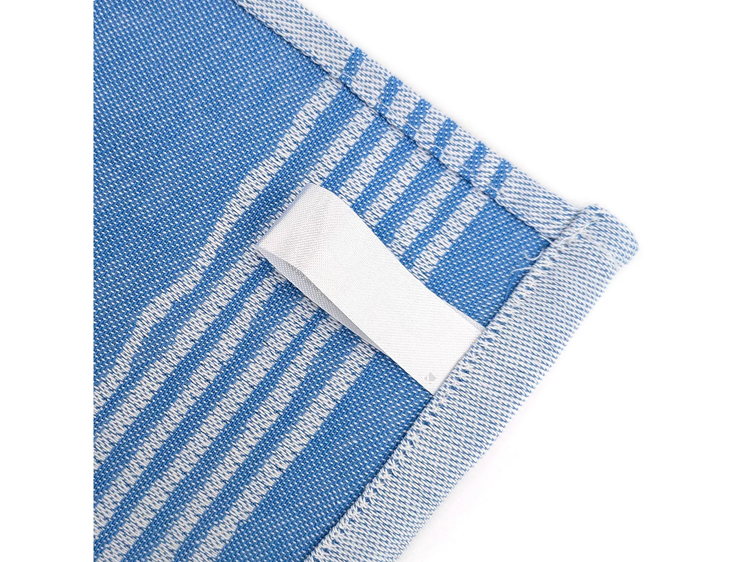 Lot de 2 torchons de cuisine toile 50x70 cm collection NAUTILUS bleu