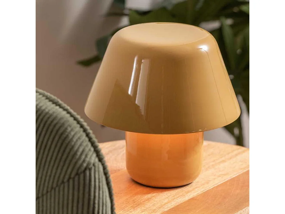 Lampe à poser en métal émaillé Afan