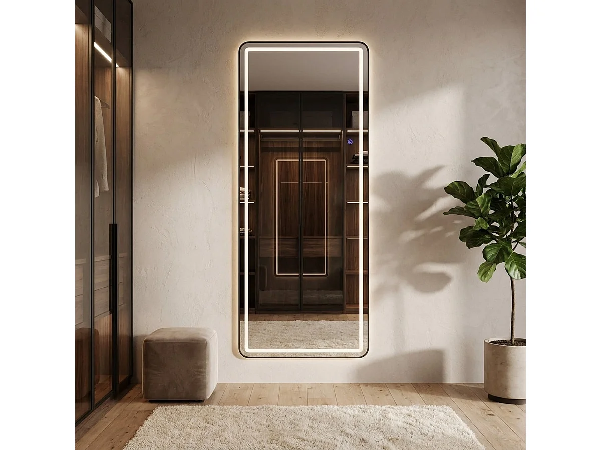 Stand- und Wandspiegel mit LED 70x170 Luminous Dual Elegance