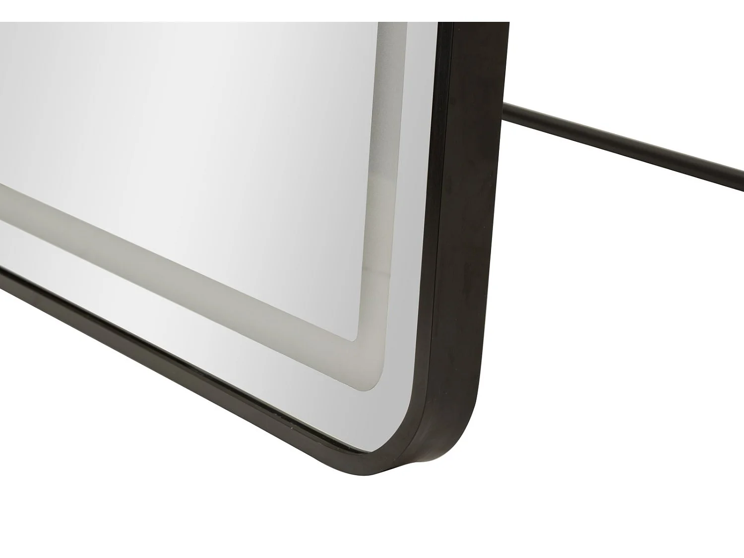 Rechthoekige vloer-/wandspiegel met LED-verlichting 70x170 cm