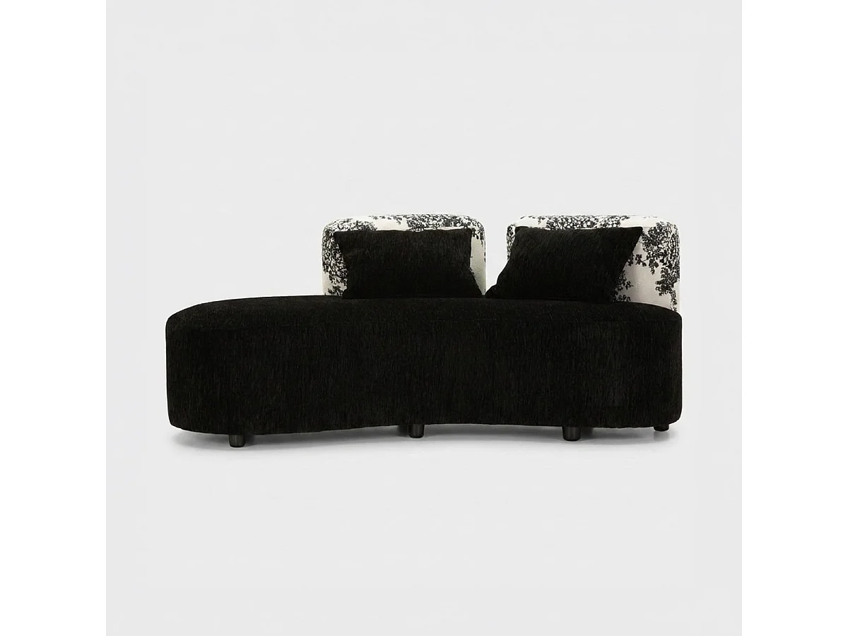 Polster-Chaiselongue-Sofa für das Wohnzimmer Okinawa Monochrome Haven