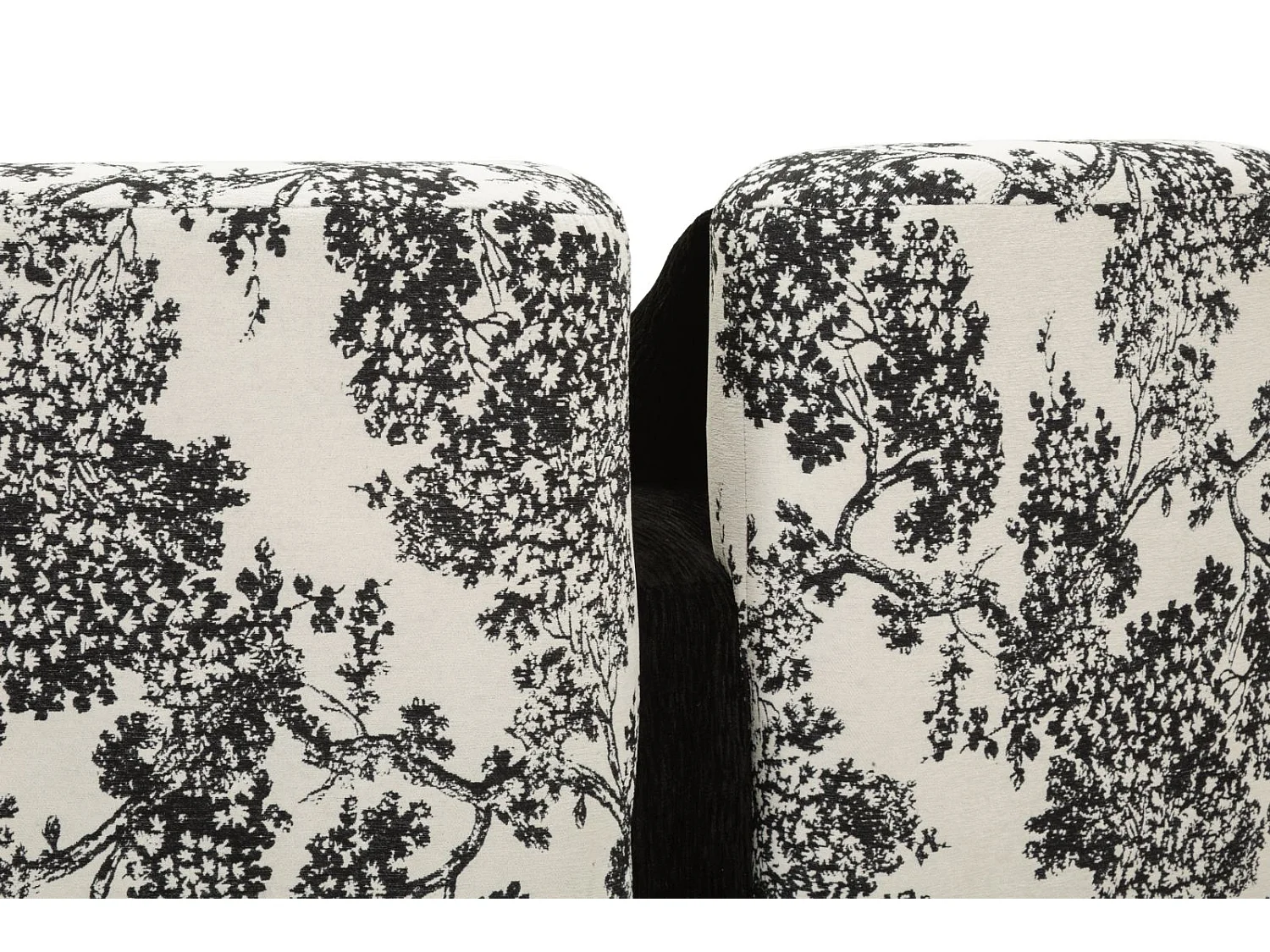 Sofá chaise longue acolchado para salón Okinawa Monochrome Haven