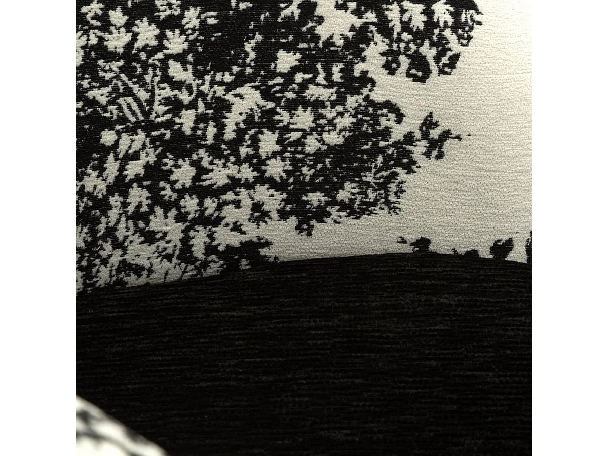 Gepolsterter Sessel im orientalischen Design Okinawa Monochrome Haven