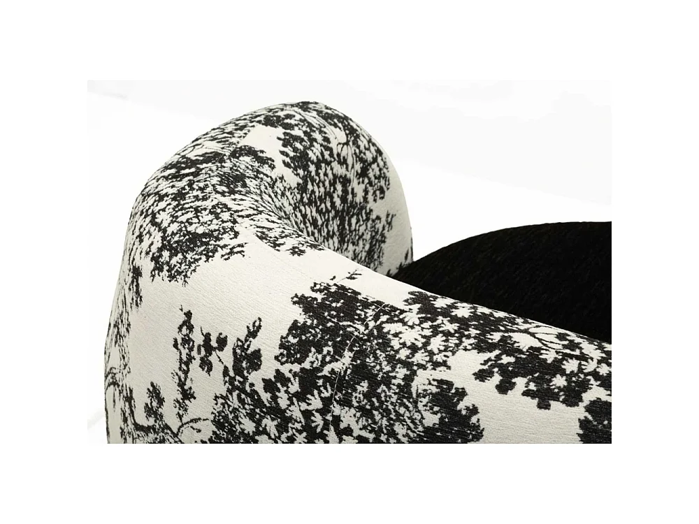 Gepolsterter Sessel im orientalischen Design Okinawa Monochrome Haven