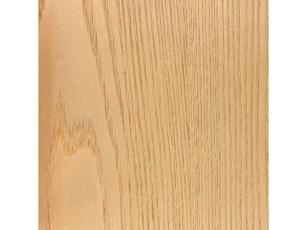 Consola de madera de hevea chapada en fresno con 2 cajones natural