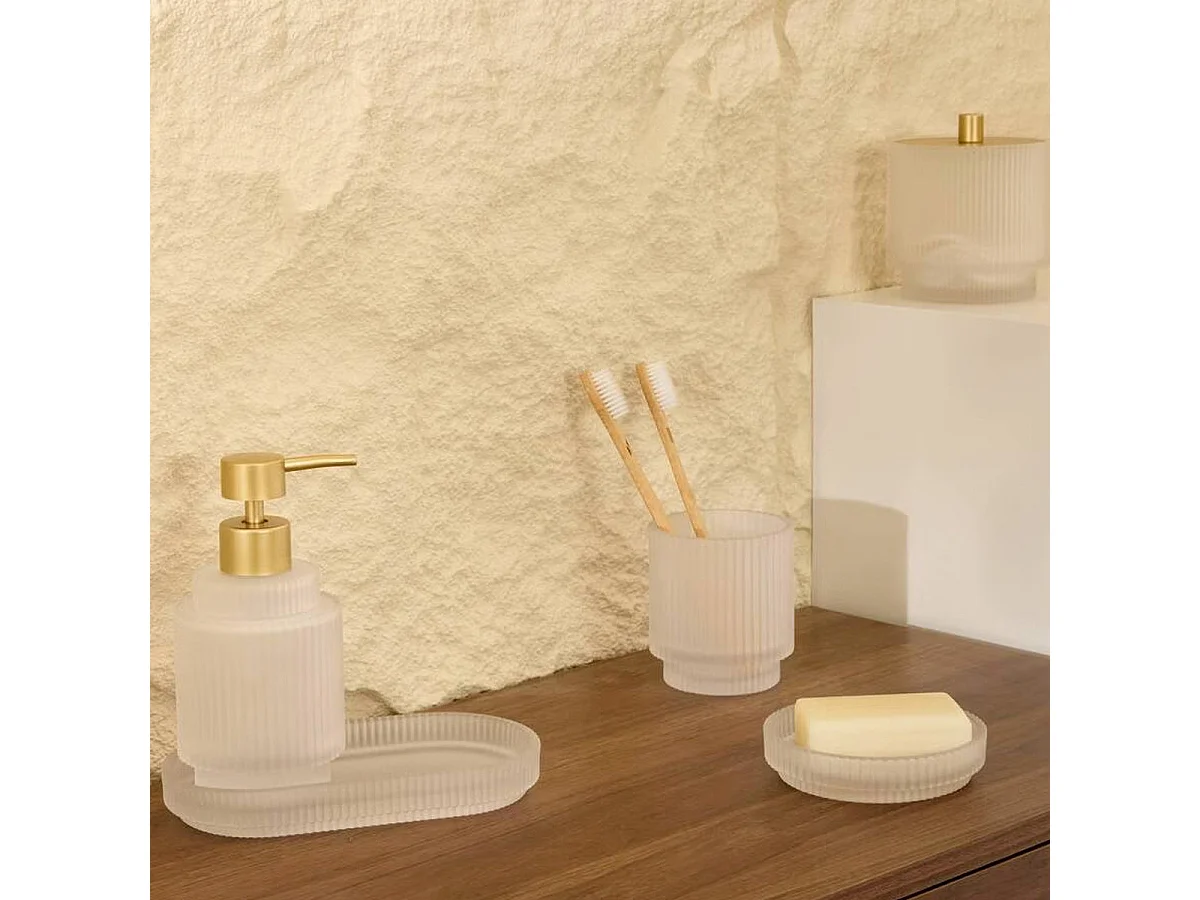 Distributeur de Savon en Verre "Solis" 300ml Transparent