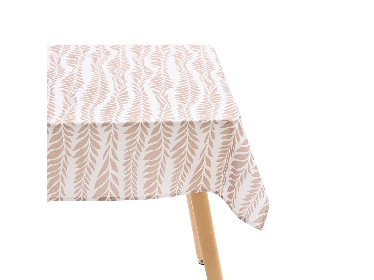 Nappe Antitache Imprimé "Océania" 140x240cm Terracotta